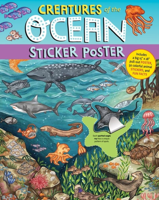 Creatures Of The Ocean Sticker Poster