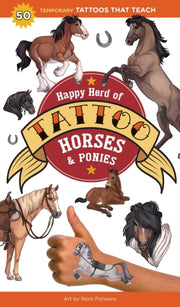 Happy Herd Of Tattoo Horses Ponies By Editors Of Storey Pu