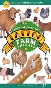 Busy Barnyard Of Tattoo Farm Animals By Editors Of Storey Pu