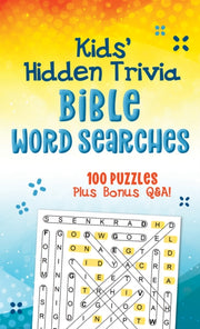 Kids Hidden Trivia Bible Word Searches
