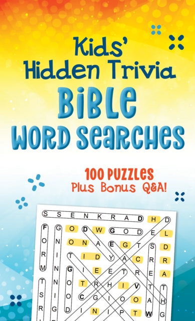 Kids Hidden Trivia Bible Word Searches