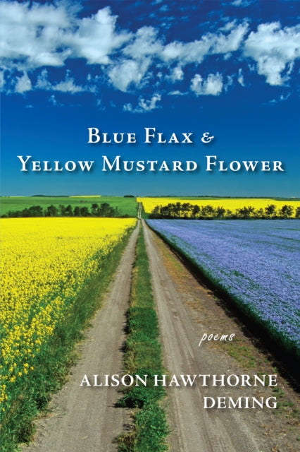 Blue Flax And Yellow Mustard Flower