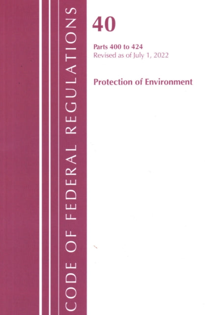 Code Of Federal Regulations Title 40 P
