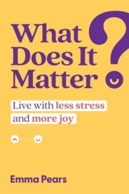 What Does It Matter
