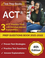 Act Prep Questions Book 2021-2022: 3 Act