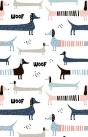Woof Blank Lined Journal