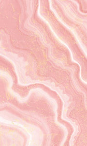 Pink Agate Blank Lined Journal