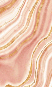 Rose Agate Blank Lined Journal