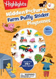Farm Hidden Pictures Puffy Sticker Plays