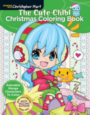 Cute Chibi Christmas Coloring Book The