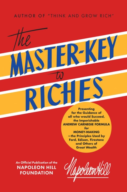 Master Key To Riches Pa By Hill, Napoleon