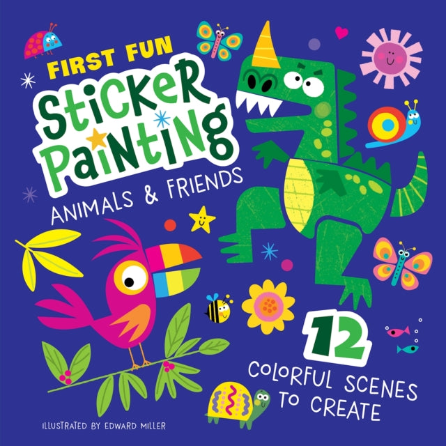 First Fun Sticker Painting Animals