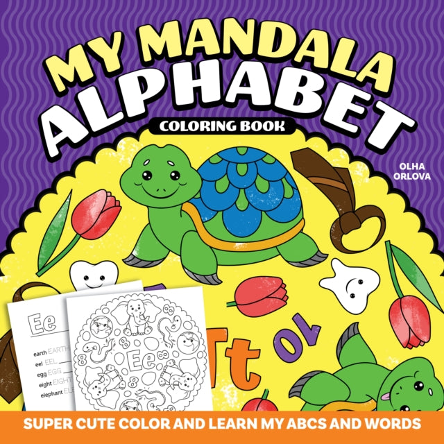 Mandala Alphabet Coloring Book