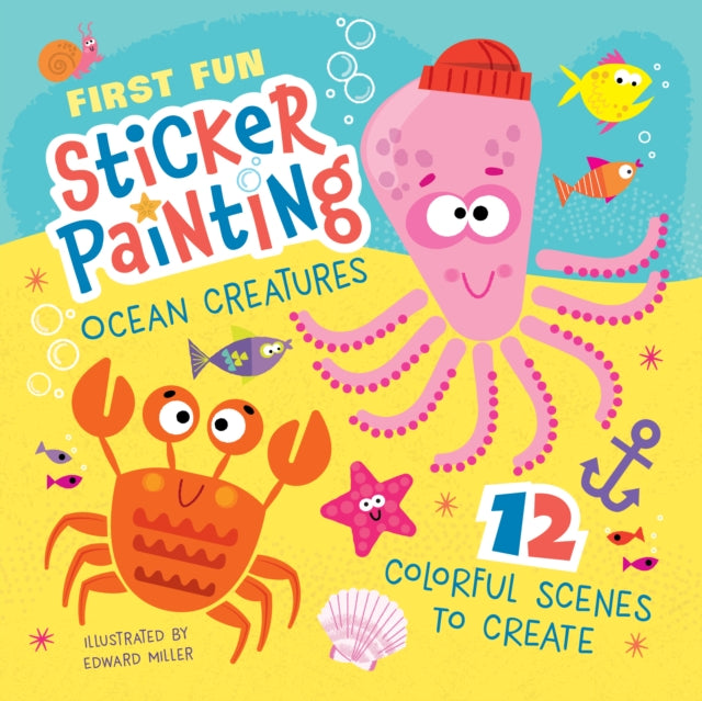 First Fun Sticker Painting Ocean Creatur