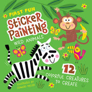 First Fun Sticker Painting Wild Animals