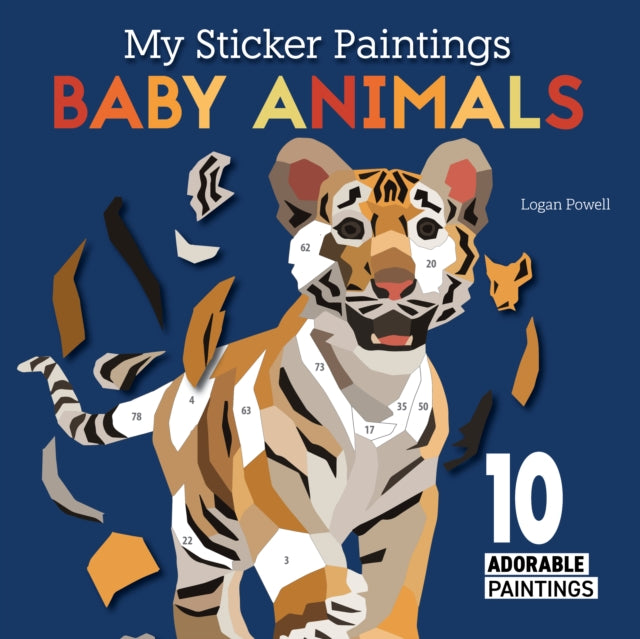 My Sticker Paintings Baby Animals By Powell, Logan