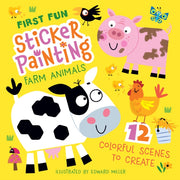 First Fun Sticker Painting Farm Animals