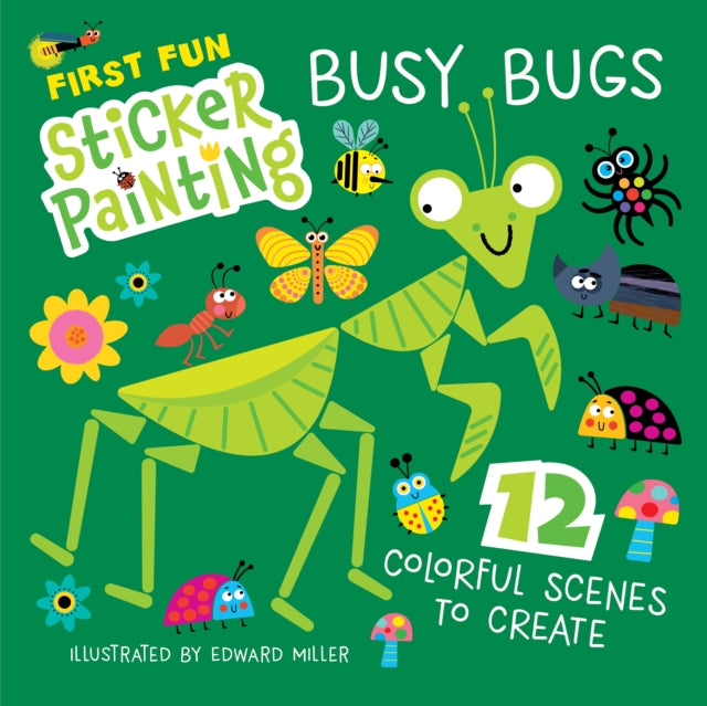 First Fun Sticker Painting Busy Bugs