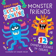 First Fun Sticker Painting Monster