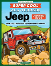 Super Cool All-terrain Jeep Coloring Bk