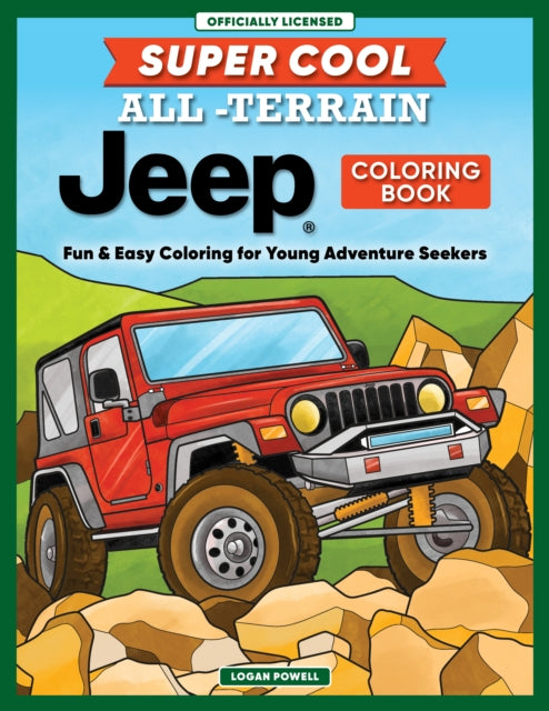 Super Cool All-terrain Jeep Coloring Bk