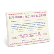 Permission To Feel Your Feelings Notepad