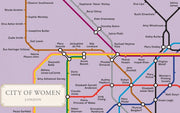 City Of Women London Tube Wall Map By Eddo-lodge, R Et Al