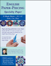 English Paper Piecing Specialty Paper
