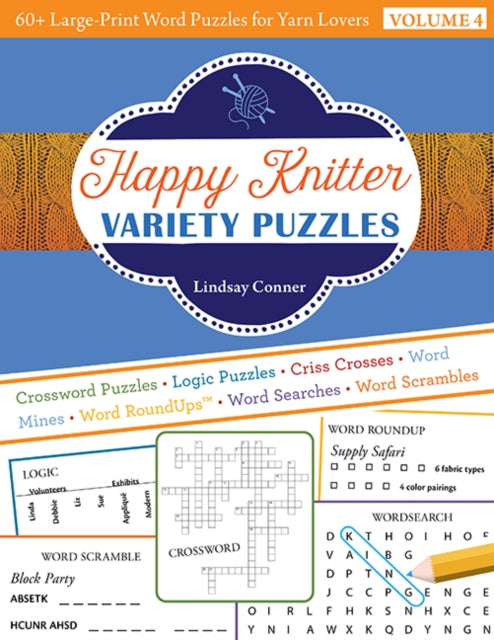 Happy Knitter Variety Puzzles Volume 4