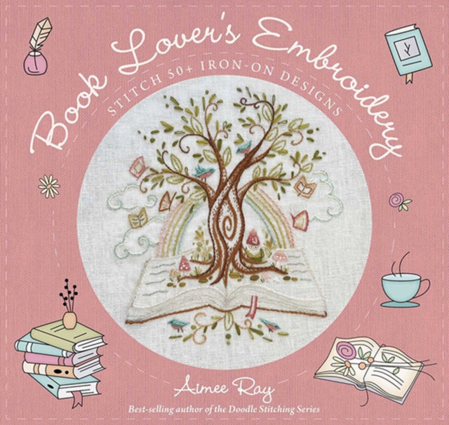 Book Lovers Embroidery