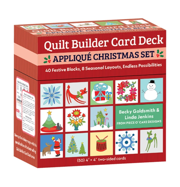 Quilt Builder Card Deck Applique Christm