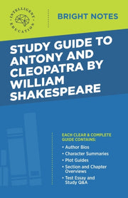 Study Guide To Antony And Cleopatra By W By Intelligent Educatio