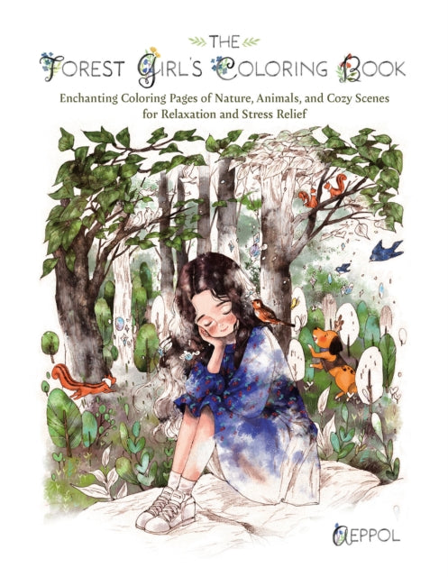 Forest Girls Coloring Book