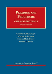 Pleading And Procedure 12nd Ed