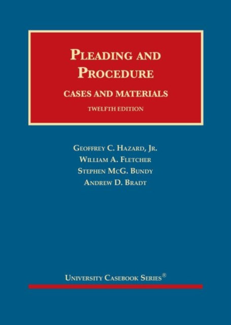 Pleading And Procedure 12nd Ed