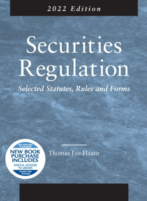 Securities Regulation Selected Statutes