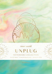 Unplug Sewn Notebook Collection Set Of 3