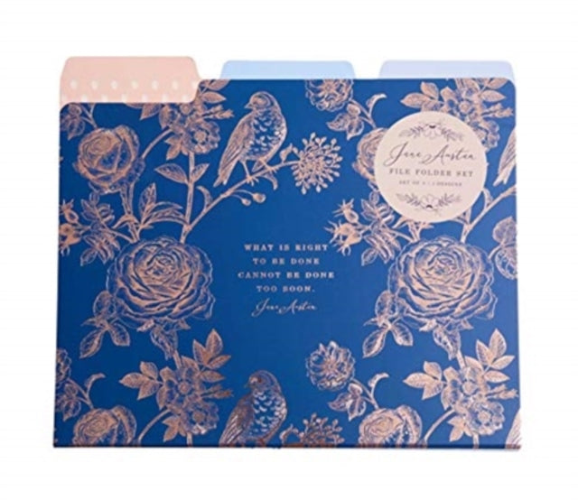 Jane Austen Floral Patterns File Folder