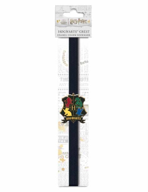 Hp Hogwarts Crest Enamel Charm Bookmark