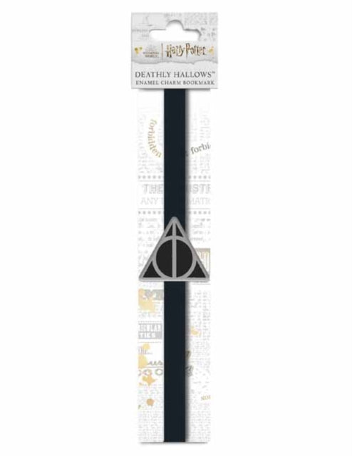 Hp Deathly Hallows Enamel Charm Bookmark