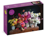 Dahlias 750 Piece Puzzle By Puzzle Artisan
