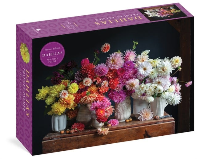 Dahlias 750 Piece Puzzle By Puzzle Artisan