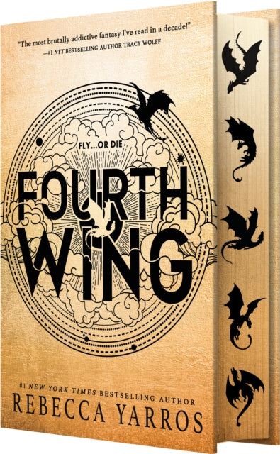 Fourth Wing Sprayed Edge Hb Us Ed By Yarros, Rebecca
