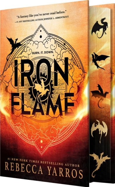 Iron Flame Sprayed Edge Hb Us Ed By Yarros, Rebecca