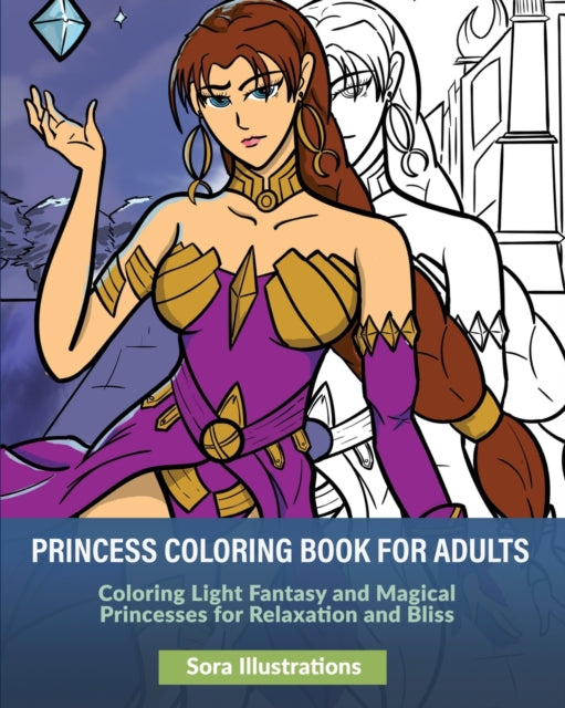 Princess Coloring Book For Adults: Color