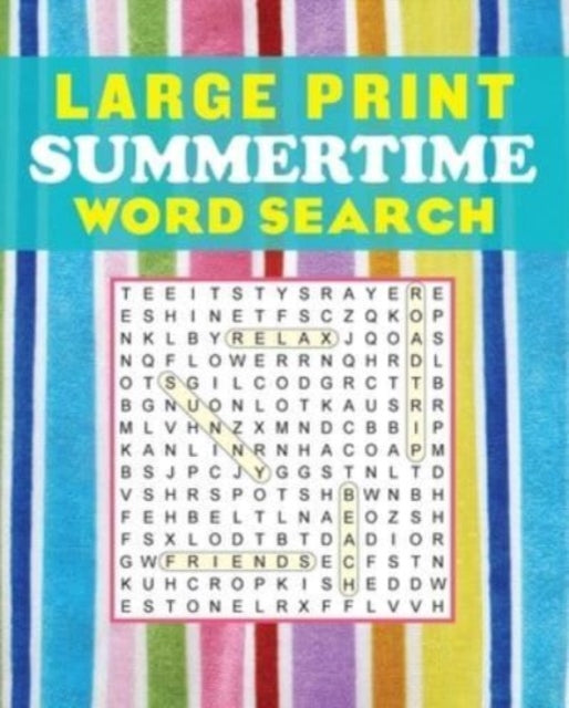Large Print Summertime Word Search By Editors Of Thunder B