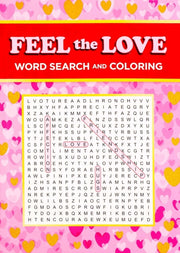Feel The Love Word Search & Coloring