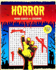 Horror Word Search & Coloring By Editors Of Thunder B