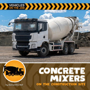 Concrete Mixers On The Construction Site By Bell, Samantha