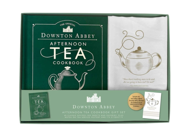 Downton Abbey/tea Cookbook & Tea Towel By Downton Abbey